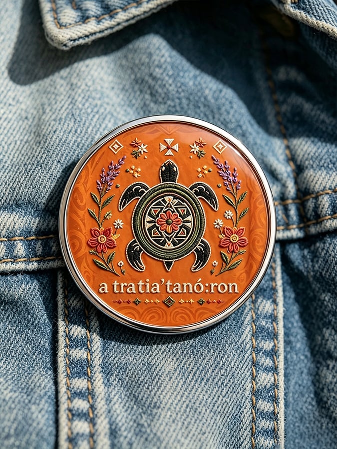 Unisex America's  Orange Shirt Day  Print Pin-back Button