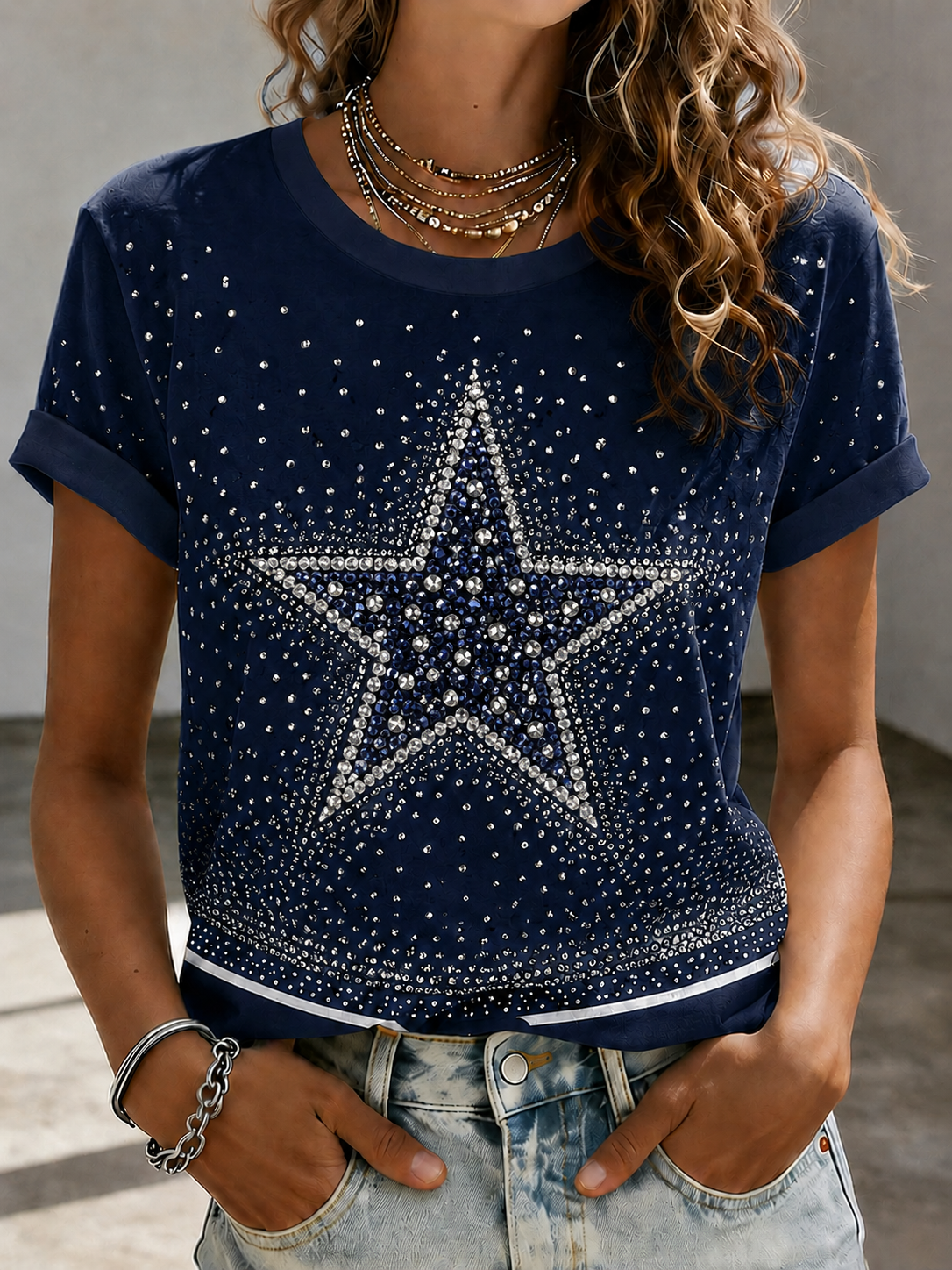 Women'S Football Match Day Gift Football Fans V-Neck T-Shirt