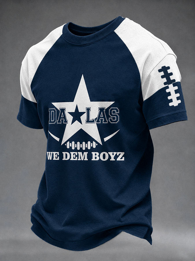 Men's Football Printed Short-Sleeve T-Shirt