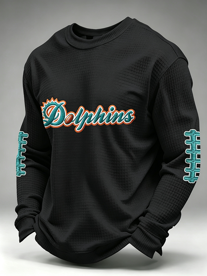 Men'S Retro Football Waffle T-Shirt