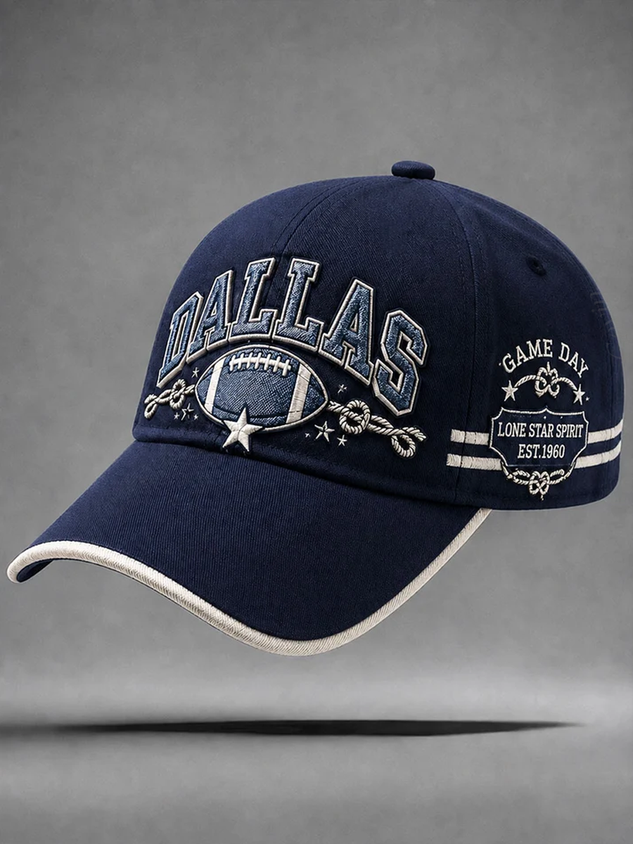 Neutral Football Printed Casual Hat