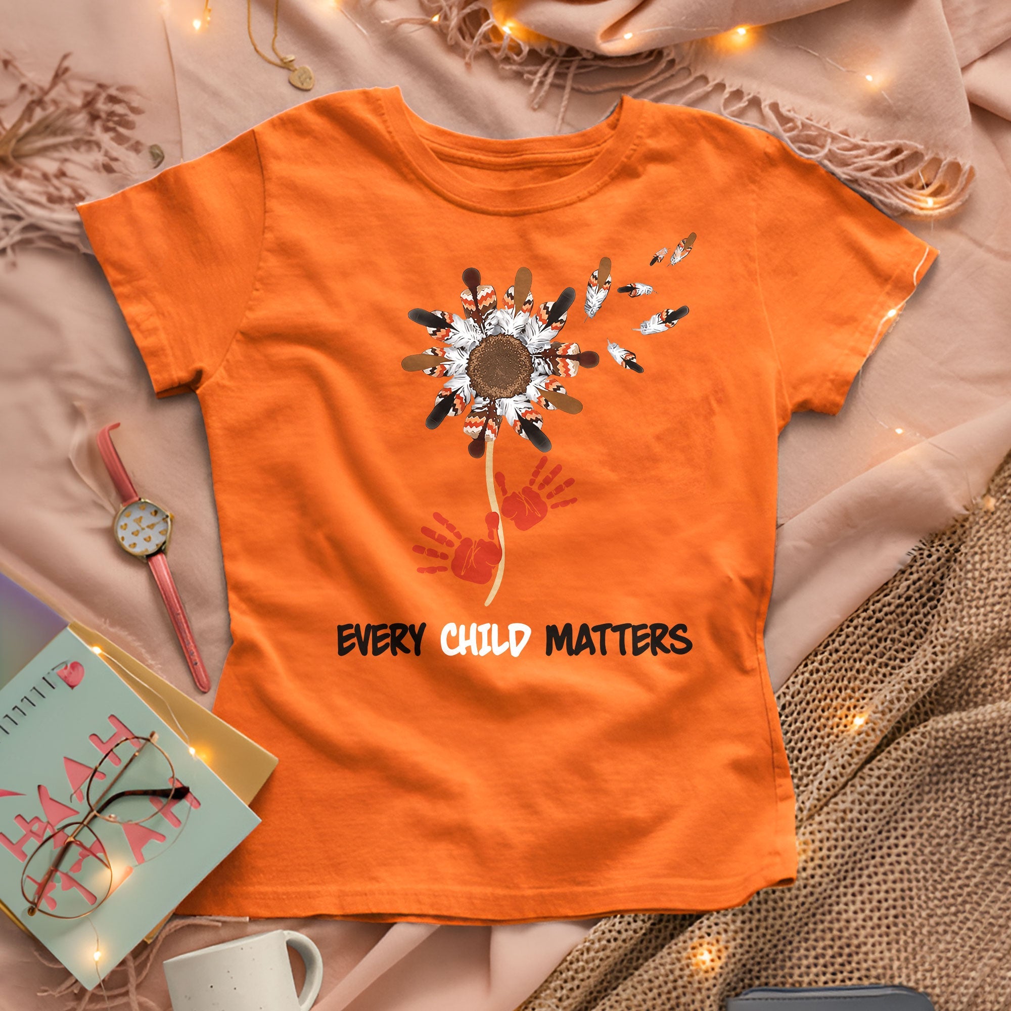Every Child Matter Native Feathered Spirit Native American Unisex T-shirt/Hoodie/Sweatshirt