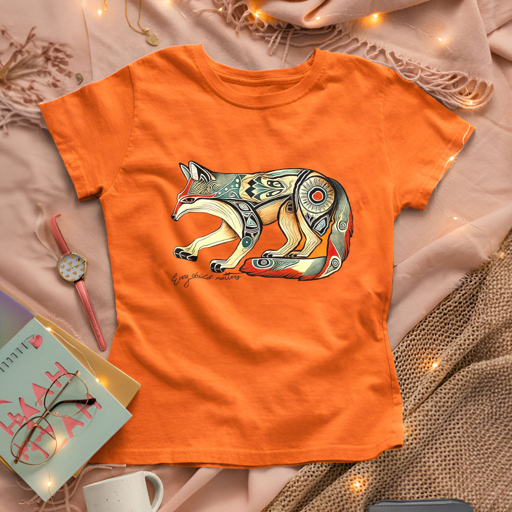 Every Child Matters Native Fox Totem Native American Unisex T-shirt/Hoodie/Sweatshirt