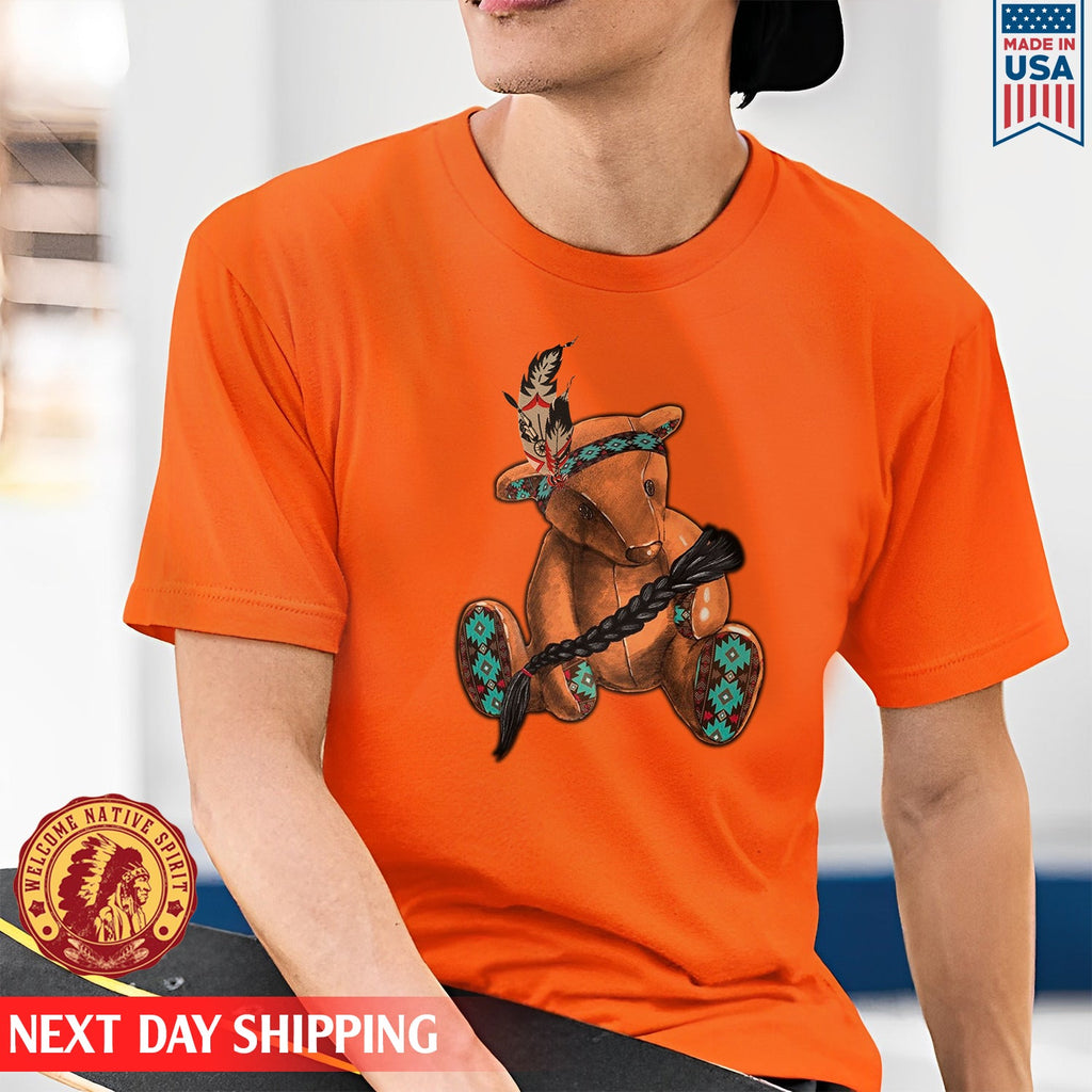 Every Child Matters Orange Bear Indigenous Unisex T-shirt/Hoodie/Sweatshirt