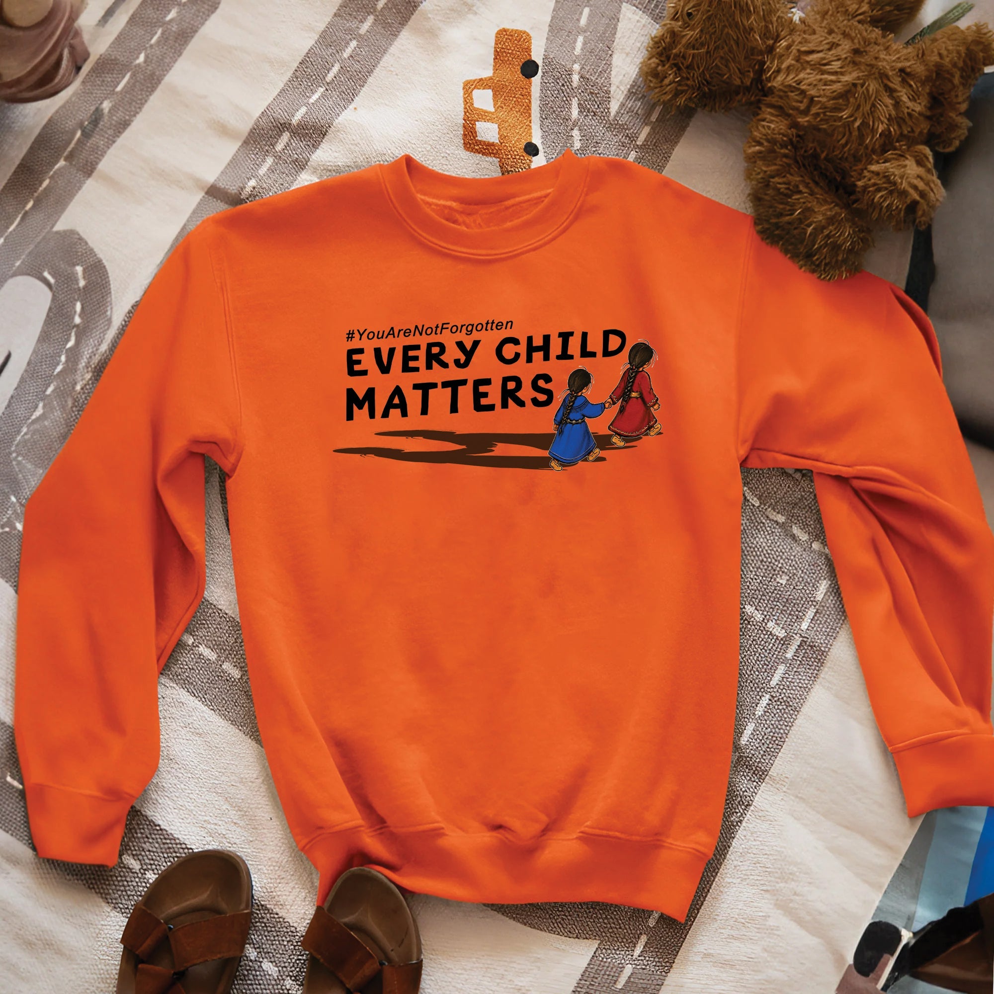 Walking Home Together Every Child Matters Orange Shirt Day Shirt Unisex T-shirt/Hoodie/Sweatshirt