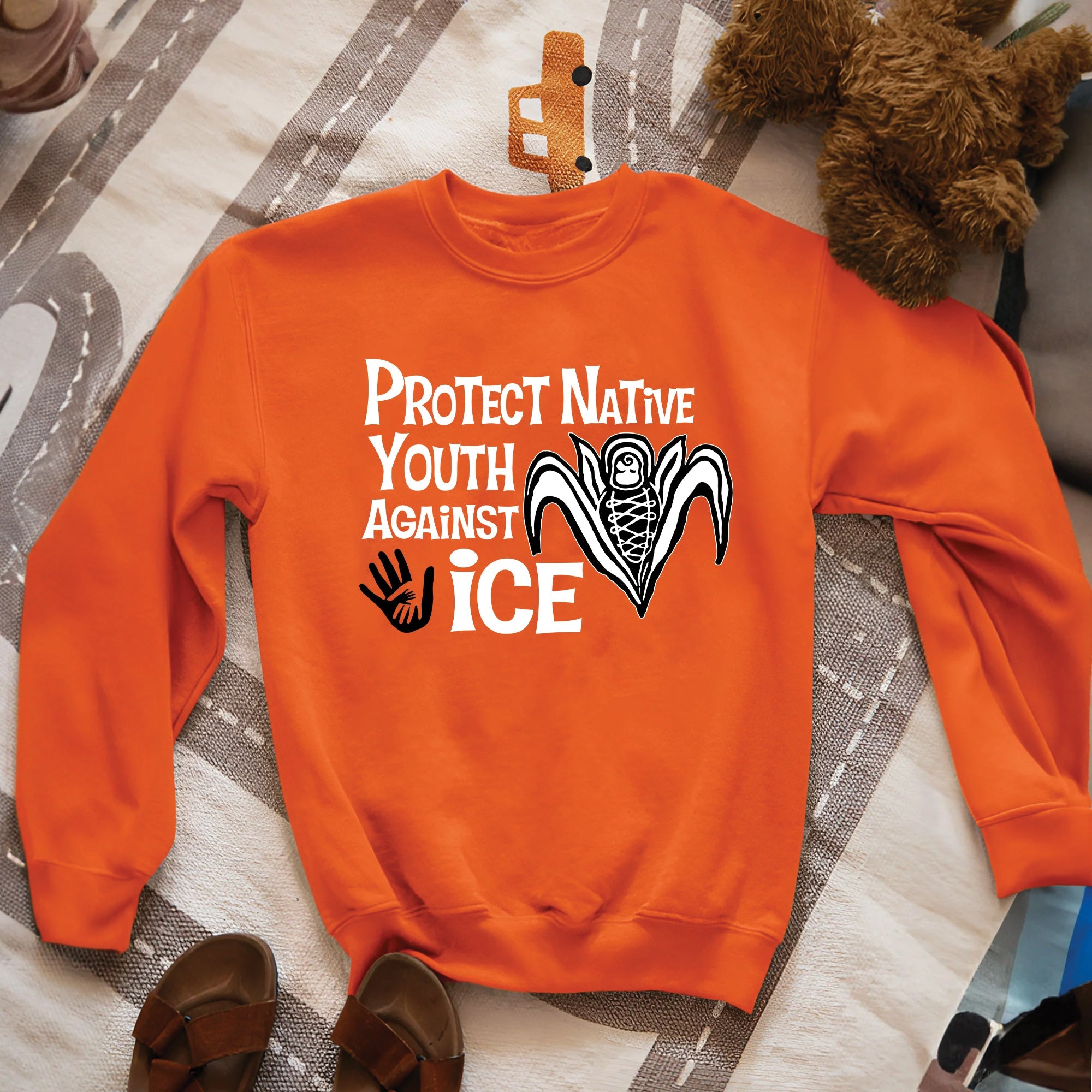Protect Native Youth Against ICE Indigenous Rights Awareness Unisex T-shirt/Hoodie/Sweatshirt