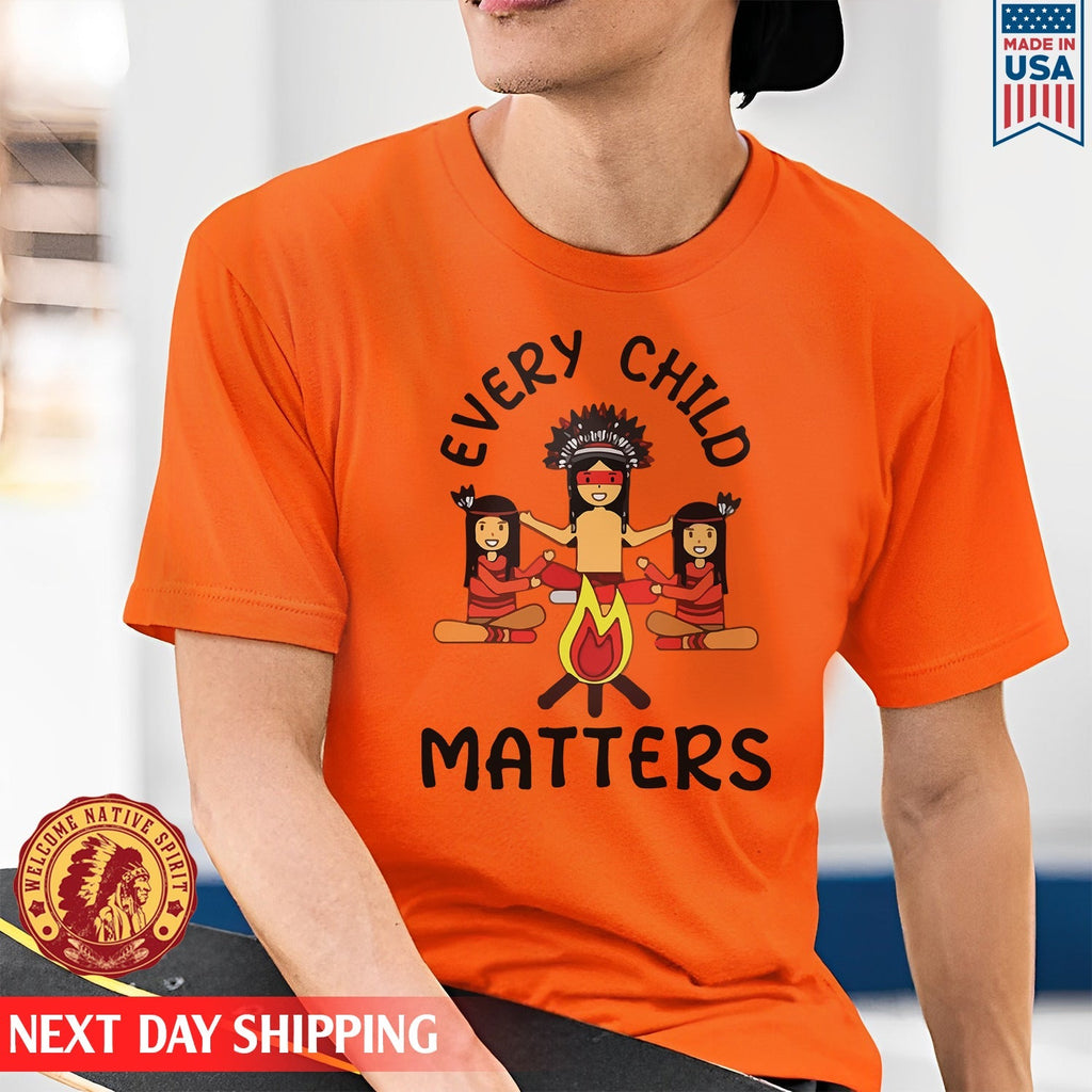 Every Child Matters Indigenous Awareness Children Together Orange Shirt Day Unisex T-shirt/Hoodie/Sweatshirt