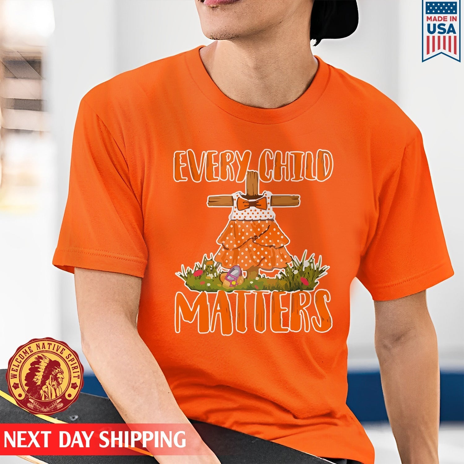 Every Child Matters Pine Tree Orange For Orange Day Unisex T-shirt/Hoodie/Sweatshirt
