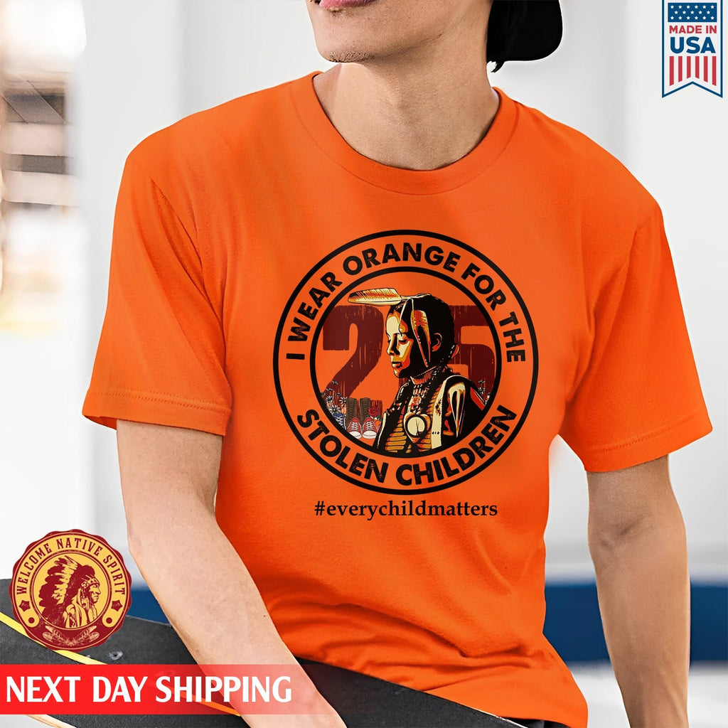 Every Child Matters I Wear Orange For The 215 Stolen Children Circle For Orange Day Unisex T-shirt/Hoodie/Sweatshirt