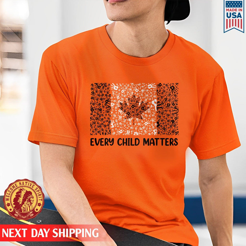 Every Child Matters Canada Flag For Orange Day Unisex T-shirt/Hoodie/Sweatshirt