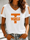 Women'S Football Print Short-Sleeve T-Shirt