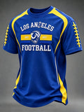Women's Football Game Print Casual T-Shirt