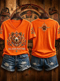 Women's  Retro   Orange Shirt Day Print T-shirt