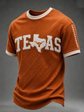 Men's Football Print Casual T-Shirt