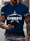 Men's Football Game Day Printed T-shirt