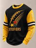 Men'S Football Printed Waffle T-Shirt
