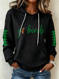 Women's Football Print Sweatshirt