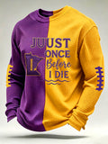 Men'S Football  Printed Waffle T-Shirt