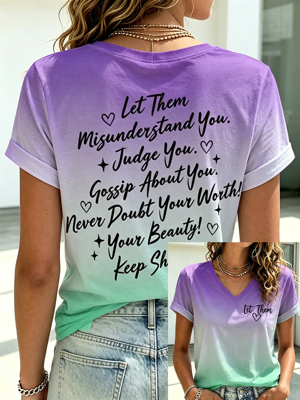 Women's Mental Health Let Thems Print T-shirt