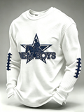 Men'S Retro Football Waffle T-Shirt