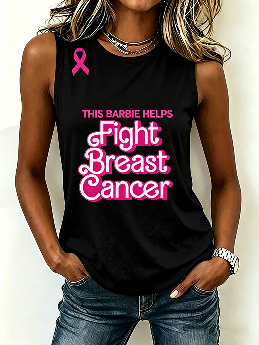 Women's Breast cancer awareness tank top