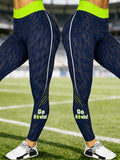 Women's American football Printed Leggings