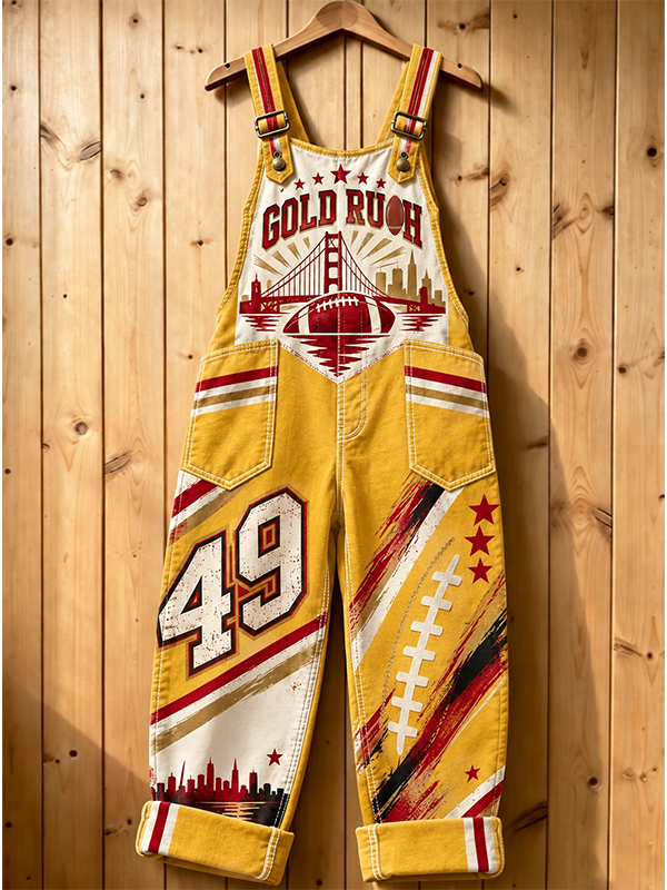 Women'S Football Enthusiasts Support Sports Overalls