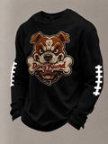 Men'S Football Printed Waffle T-Shirt