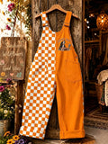 Women's Casual Printed Overalls