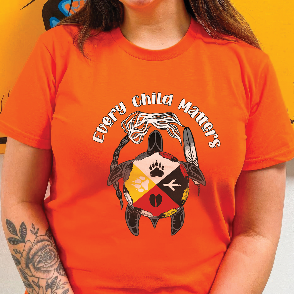 Sacred Circle of Healing – For Orange Shirt Day Unisex T-shirt/Hoodie/Sweatshirt 143
