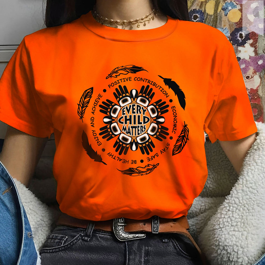Every Child Matters Native Hand-To-Hand Native American Unisex T-shirt/Hoodie/Sweatshirt