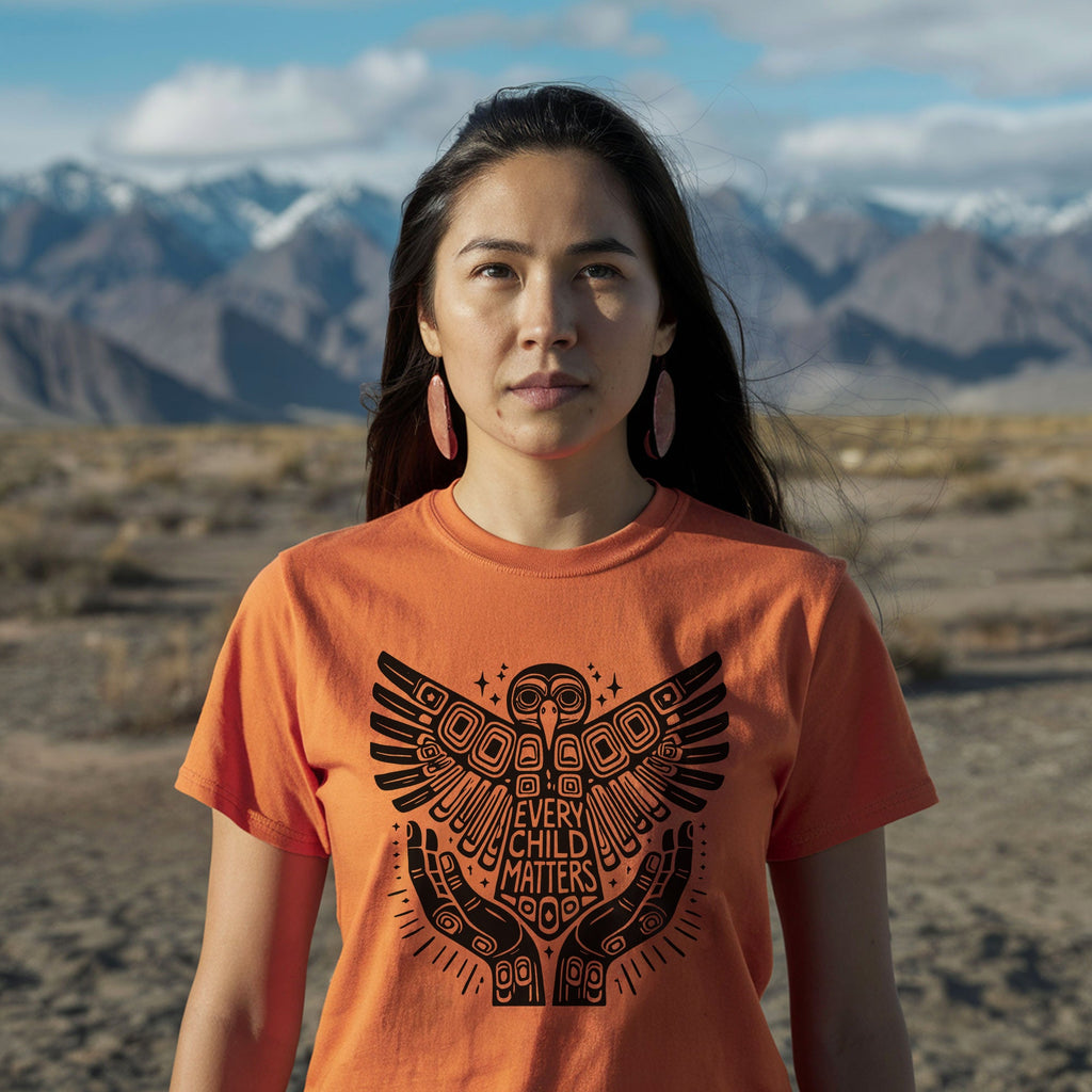 Every Child Matters Owl Bird Feather For Orange Shirt Day Unisex T-shirt/Hoodie/Sweatshirt 299