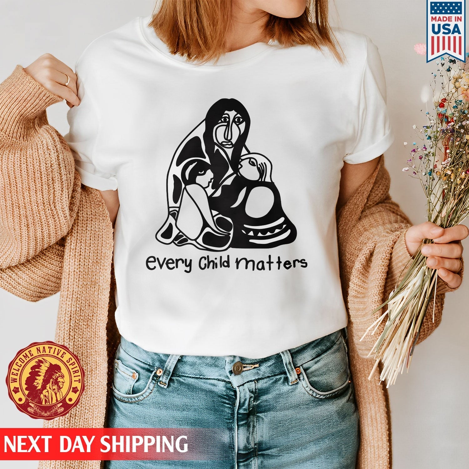 Every Child Matters Grandma With Grandniece Together For Orange Day Unisex T-shirt/Hoodie/Sweatshirt