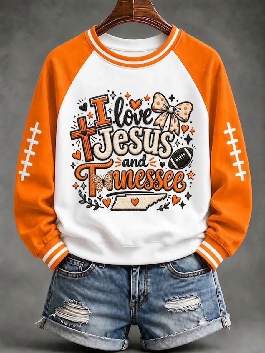 Women'S Retro Rugby Round Neck Sports Shirt