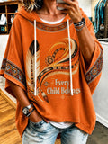 Women's Orange Shirt Day Printed Top