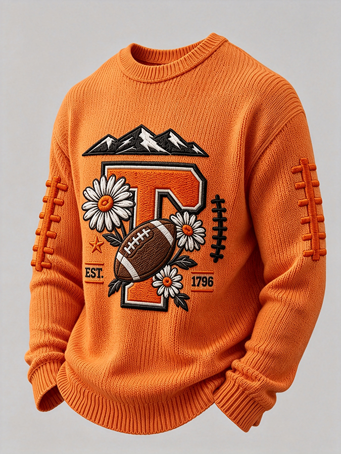 Men's casual rugby sweater