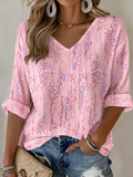 Women'S Breast Cancer Awareness Prevention Printed Casual Top