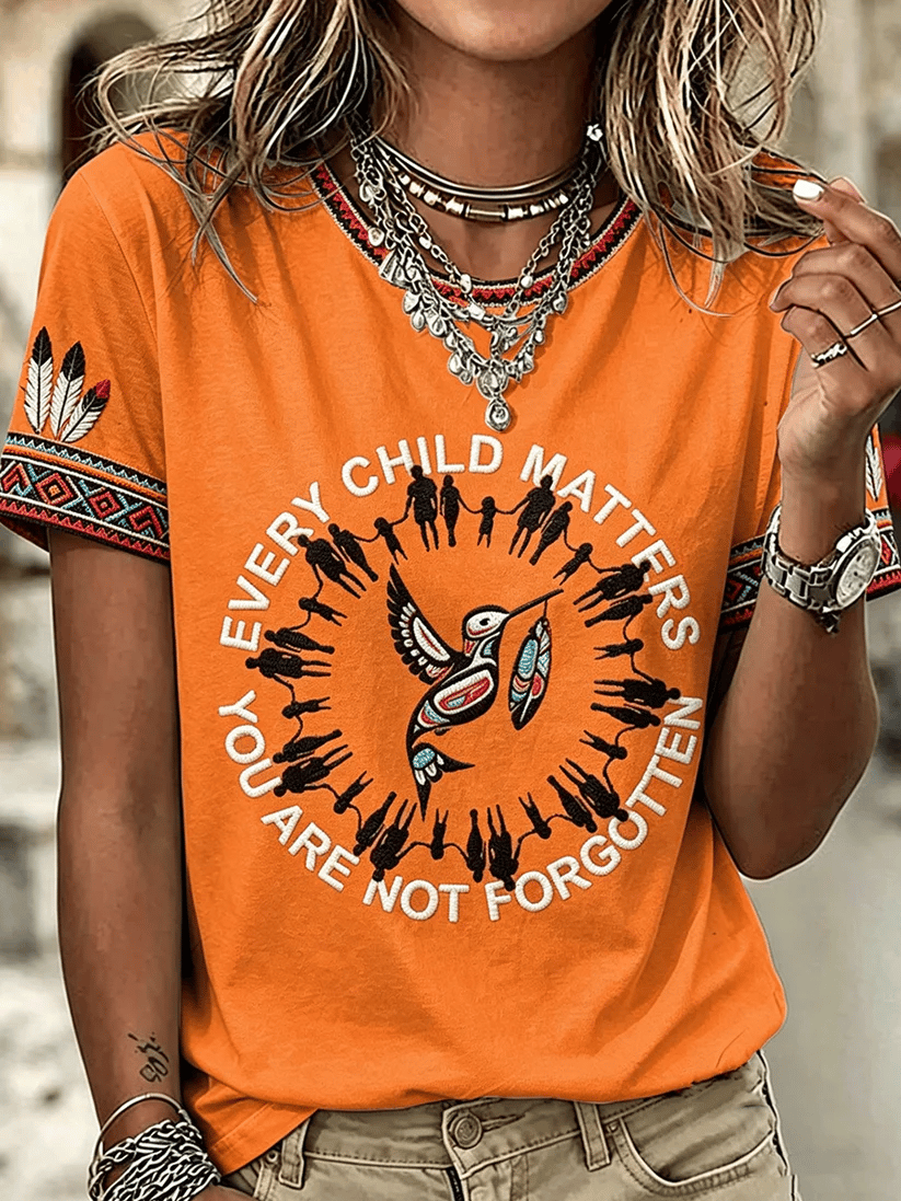 ❤️Buy 3 Get 20% Off❤️Women's Every Child Matters Print T-Shirt