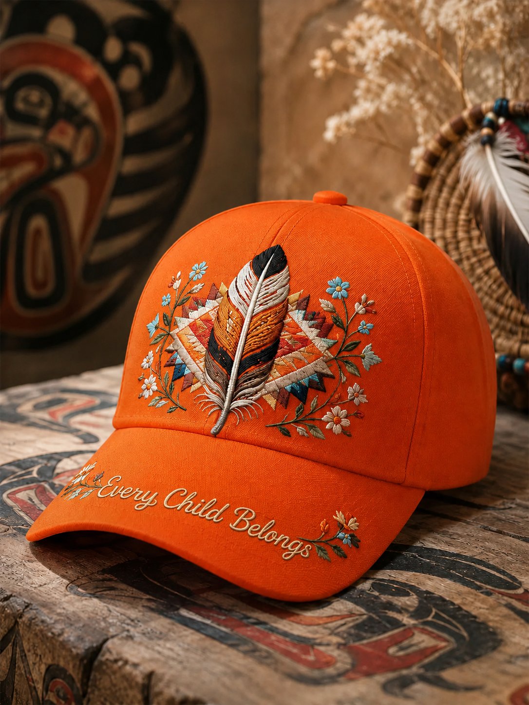 Orange Shirt Day Printed Hat (Unisex)