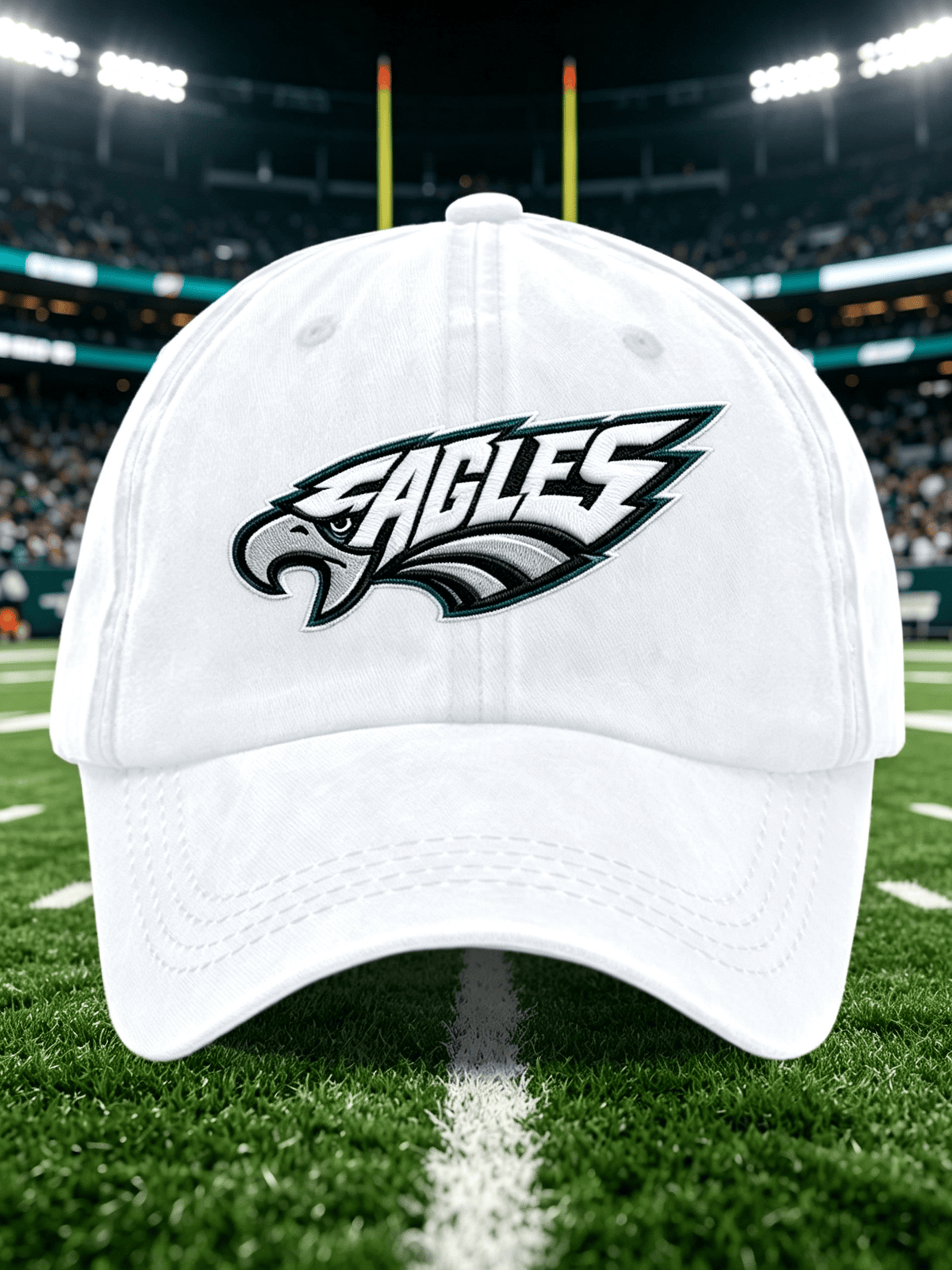 Neutral Casual Football Printed Hat