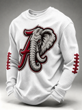 Men'S Football  Printed Waffle T-Shirt
