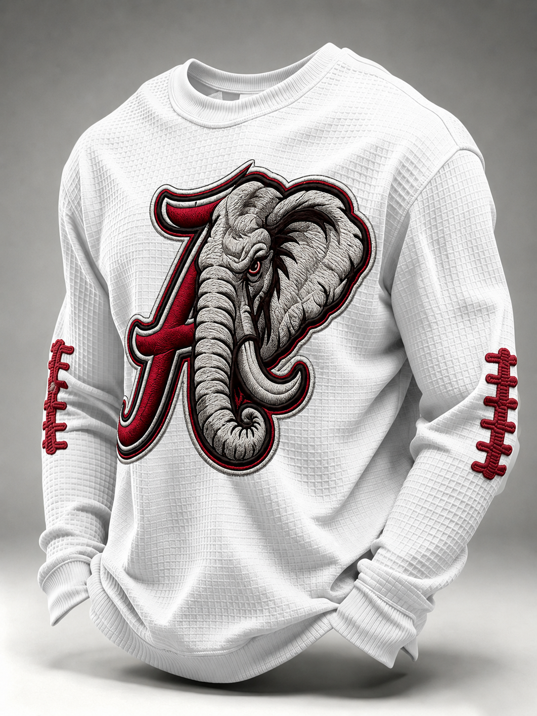 Men'S Football  Printed Waffle T-Shirt