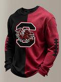 Men'S Football Printed Waffle T-Shirt