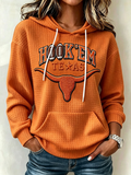 Women's Football Print Sweatshirt