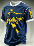 Men's Football Fan Waffle T-Shirt