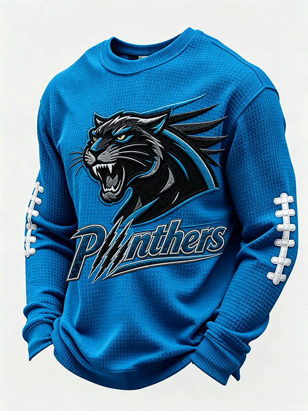 Men'S Football Enthusiast Sports Waffle Top
