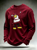 Men'S Football Enthusiast Sports Waffle Top