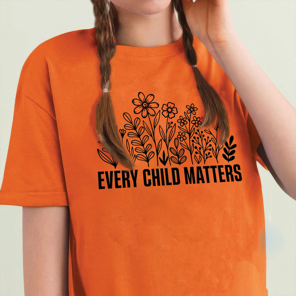 Every Child Matters – Blooming Hope Orange Shirt Day Native American Unisex T-shirt/Hoodie/Sweatshirt