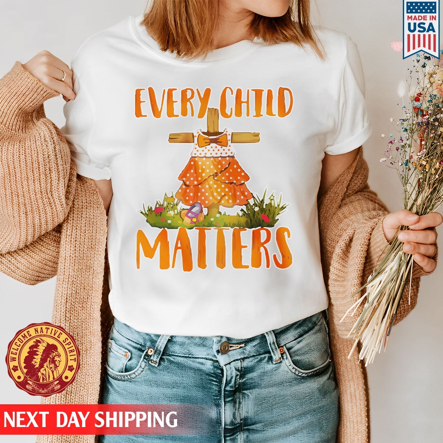 Every Child Matters Pine Tree Orange For Orange Day Unisex T-shirt/Hoodie/Sweatshirt