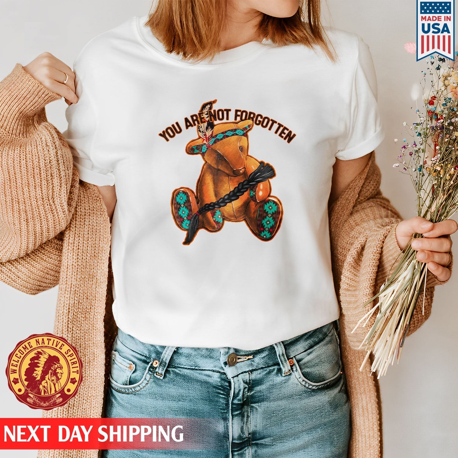 Every Child Matters You Are Not Forgotten Orange Bear For Orange Shirt Day Unisex T-shirt/Hoodie/Sweatshirt